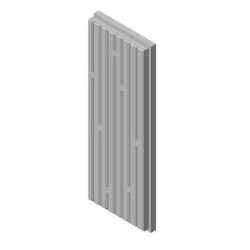 Šamotová deska zadní, boční KV DYNAMIC 2G 66. 50. 13 B 